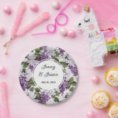 Custom Wedding Lilacs Paper Teller (Party)