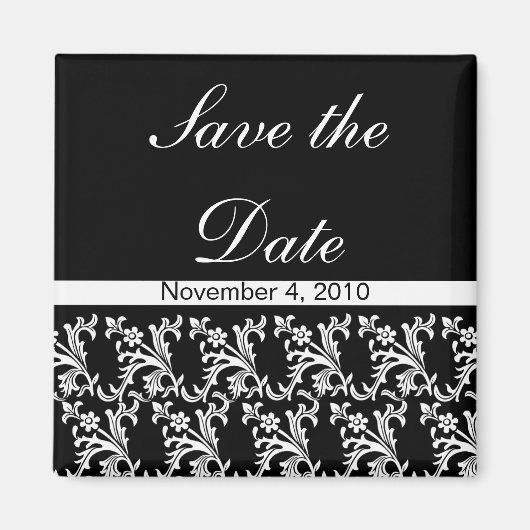 Custom Wedding Magnete Magnet (Vorne)
