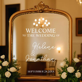 Custom Wedding Mirror Decal, Dusche, Party, Fensteraufkleber