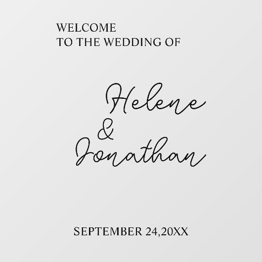 Custom Wedding Mirror Decal, Dusche, Party, Fensteraufkleber (Blatt)