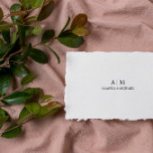Custom Wedding Monogram Briefmarke Gummistempel