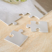 Custom Wedding Monogram Foto Collage Puzzle (Seite)