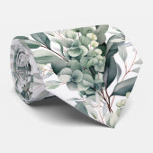 Custom Wedding Name on Back of Neck Tie Krawatte (Gerollt)