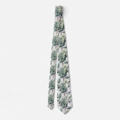 Custom Wedding Name on Back of Neck Tie Krawatte (Rückseite)