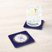 Custom wedding or anniversary plastic getränkeuntersetzer (Rechte Seite)