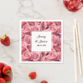 Custom Wedding Paper Napkins Serviette (Beispiel)