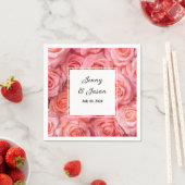 Custom Wedding Paper Napkins Serviette (Beispiel)