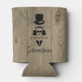 Custom Wedding Party Dosenkühler (Rückseite)