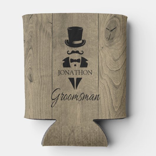 Custom Wedding Party Dosenkühler (Rückseite)