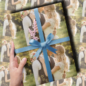 Custom Wedding Photo Geschenkpapier