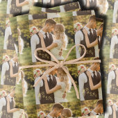 Custom Wedding Photo Geschenkpapier Set