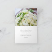 Custom Wedding Picture Dankeschön Karten (Innenseite)