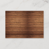 Custom wedding placeholder cards platzkarte (Rückseite)