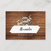 Custom wedding placeholder cards platzkarte (Vorderseite)