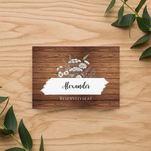 Custom wedding placeholder cards platzkarte