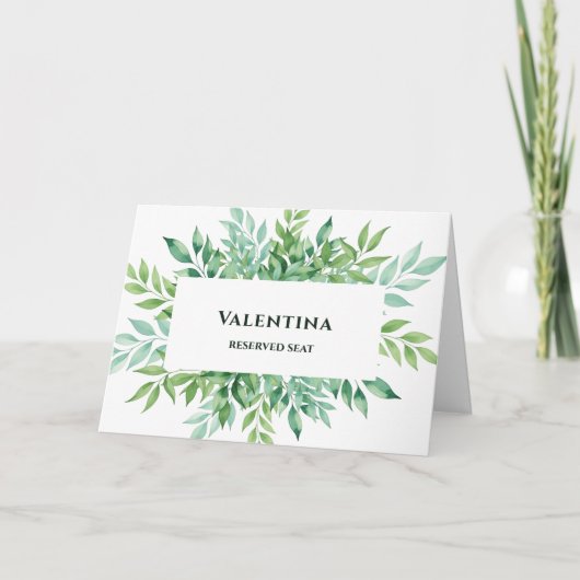 Custom wedding placeholders, personalized wedding  dankeskarte (Vorderseite)