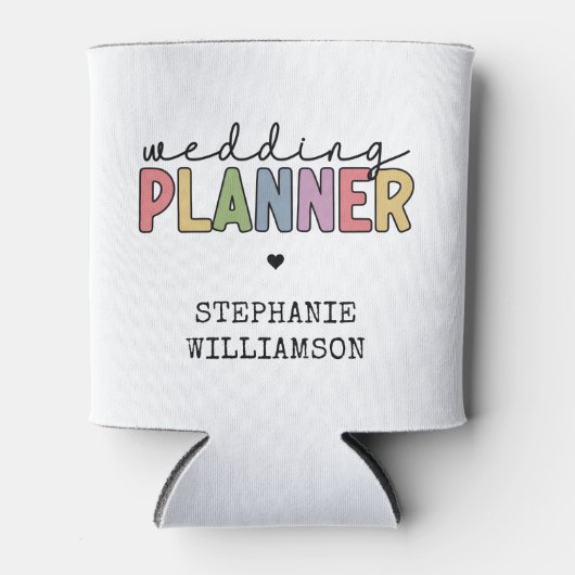 Custom Wedding Planer Event Planner Dosenkühler (Vorderseite)