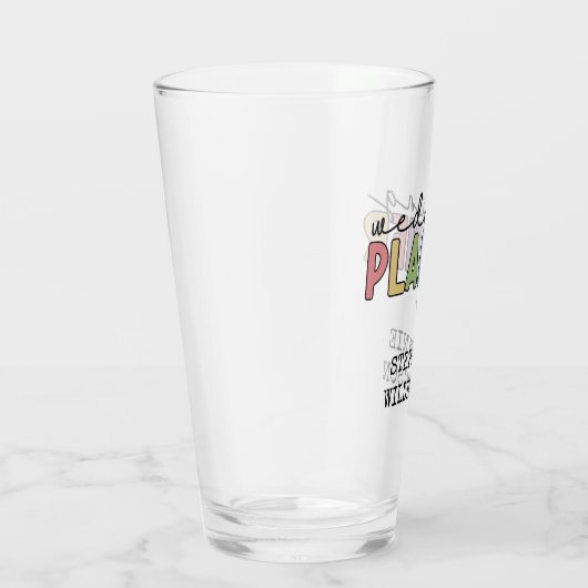 Custom Wedding Planer Event Planner Glas (Rechts)