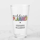 Custom Wedding Planer Event Planner Glas (Vorderseite)