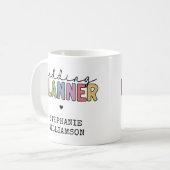 Custom Wedding Planer Event Planner Kaffeetasse (Vorderseite Links)