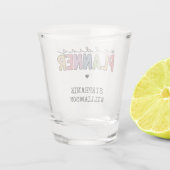 Custom Wedding Planer Event Planner Schnapsglas (Rückseite)