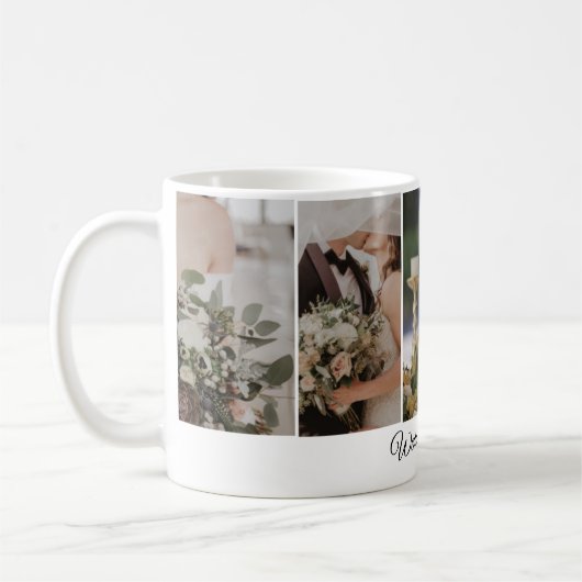 Custom Wedding Planer Foto Tasse (Links)