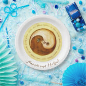 CUSTOM WEDDING PLATE 9" Gold YinYang taucht Harmon Pappteller (Party)