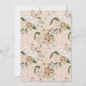 Custom Wedding Probe Dinner Einladung (Rückseite)