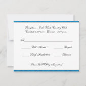 Custom Wedding Response Card RSVP Karte (Vorderseite)