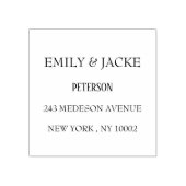 Custom Wedding Rubber Stamp Monogram Elegant Gummistempel (Prägung)