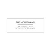 Custom Wedding Rücksendeadresse Personalisiert Gummistempel (Prägung)