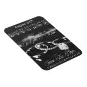Custom Wedding Save the Date Calendar Magnet (Rechte Seite)