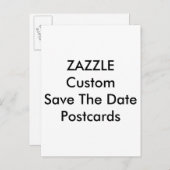 Custom Wedding Save the Date Einladung Postkarten (Vorne/Hinten)