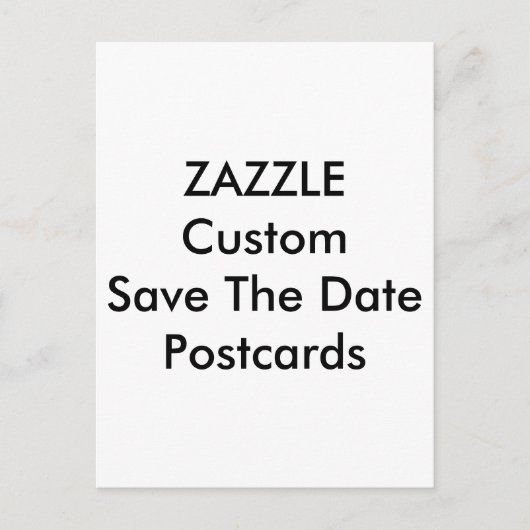 Custom Wedding Save the Date Einladung Postkarten (Vorderseite)