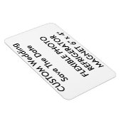 Custom Wedding Save the Date Foto Kühlschrankmagne Magnet (Rechte Seite)