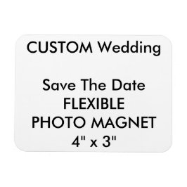 Custom Wedding Save the Date Foto Kühlschrankmagne Magnet