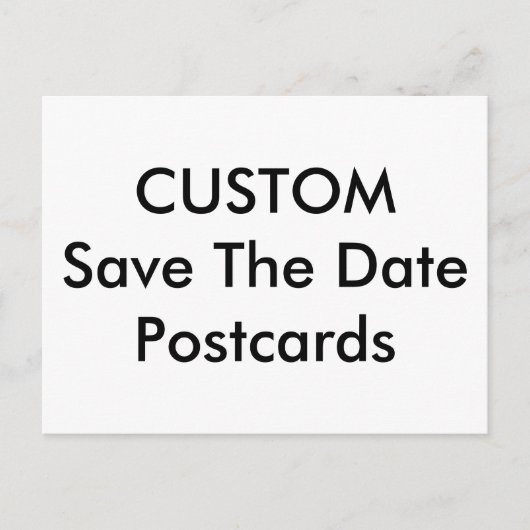 Custom Wedding Save the Date Postkarten (Vorderseite)