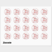 Custom Wedding Stickers (Blatt)