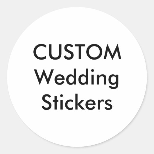 Custom Wedding Stickers 1,5" ROUND MATTE (20 k.) (Vorderseite)