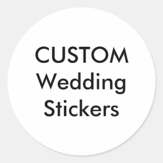 Custom Wedding Stickers 1,5" ROUND MATTE (20 k.)