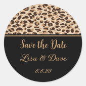 Custom Wedding Stickers Save the Date (Vorderseite)
