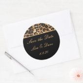 Custom Wedding Stickers Save the Date Safari (Umschlag)