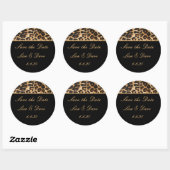 Custom Wedding Stickers Save the Date Safari (Blatt)