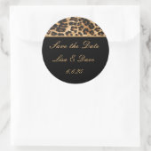 Custom Wedding Stickers Save the Date Safari (Tasche)
