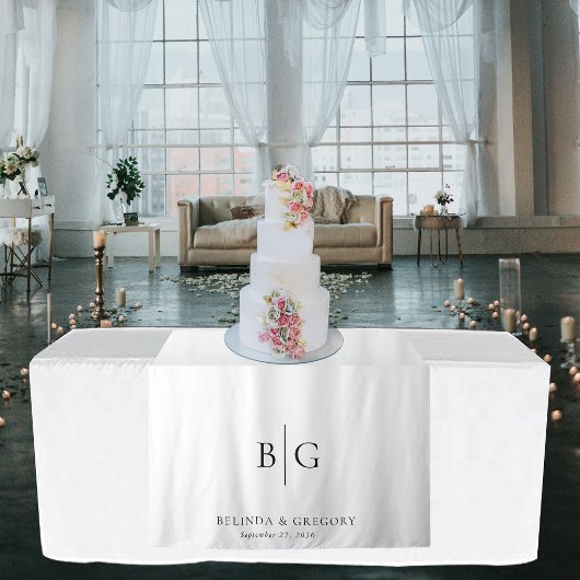 Custom Wedding Sweetheart Table Runner Decor Sign Wandteppich