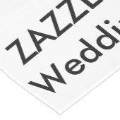 Custom Wedding Table Runner 16" x 90" Mittelgroßer Tischläufer (Ecke)