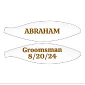 Custom Wedding Trauzeuge Keepake Basketball (Panele)