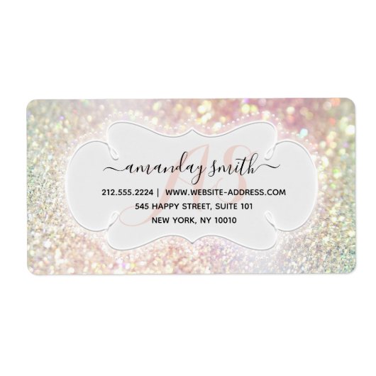 Custom Wedding UAWG Bridal Glitzer. Holograph (Vorne)