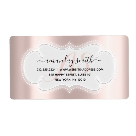 Custom Wedding UAWG Bridal Sweet 16. Rose Gold (Vorne)