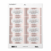 Custom Wedding UAWG Bridal Sweet 16. Rose Gold (Vorne)